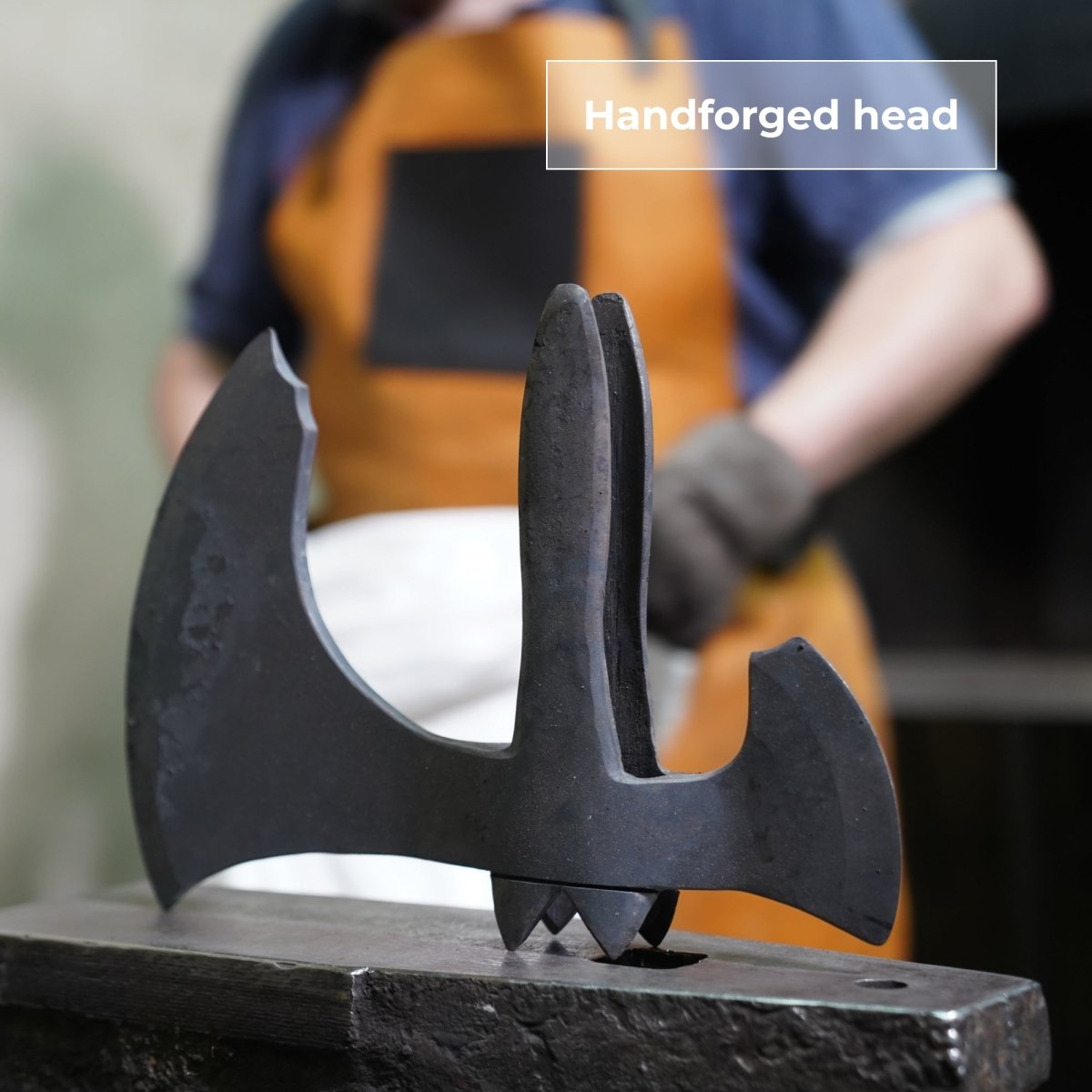 2-Handed Hand Forged "Leviathan Kratos" Axe v 2.0 (From God Of War)