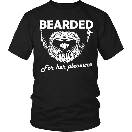 Bearded For Her Pleasure, Funny Viking Beard Shirt – view 2