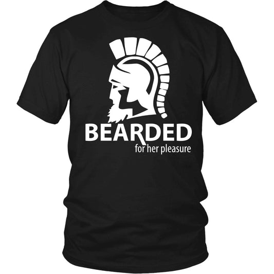 Bearded For Her Pleasure V2, Viking Beard Shirt and Hoodie – view 2