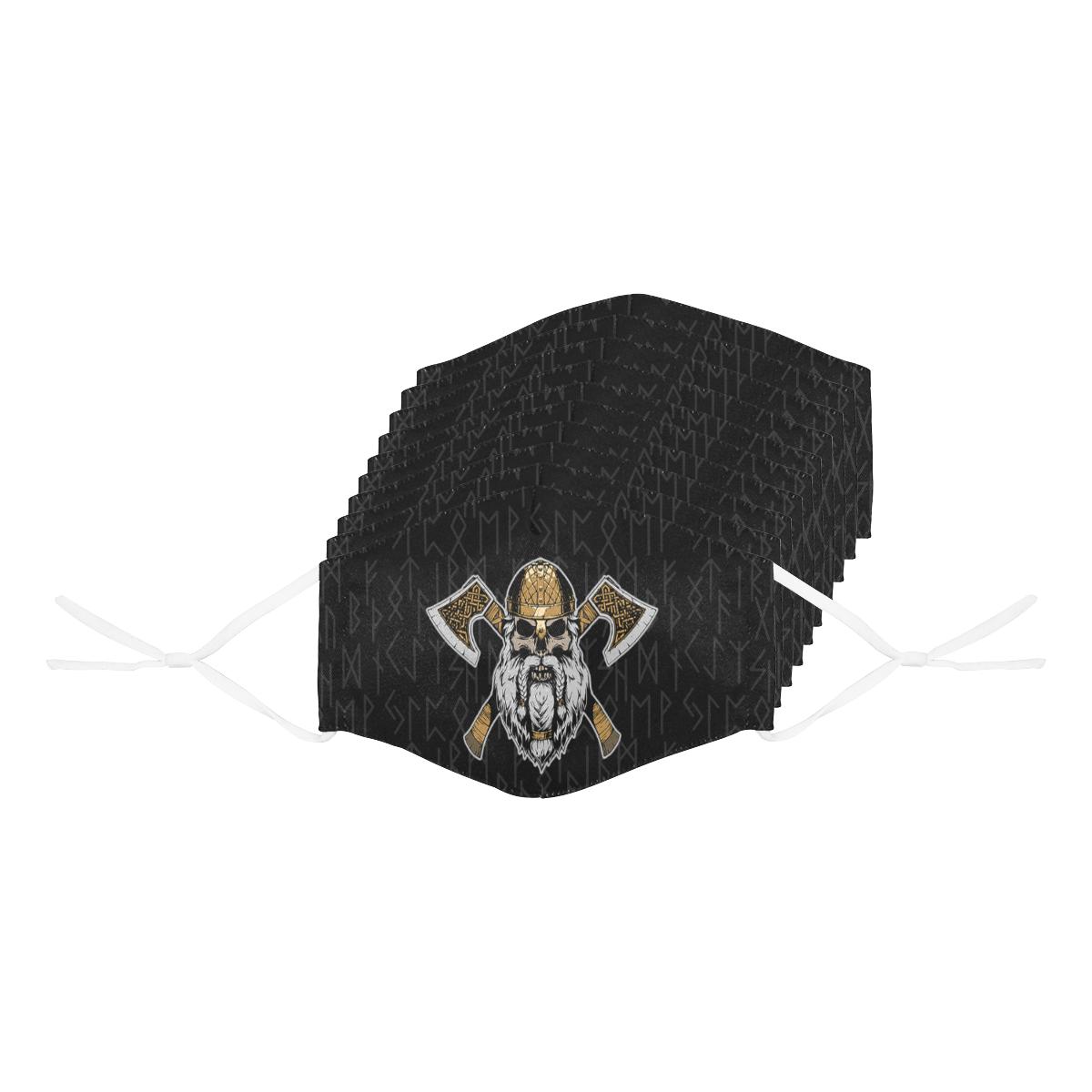 Bearded Viking Warrior Face Mask Cover