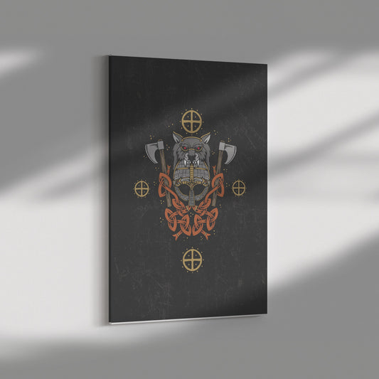 Berserker Viking Wall Art - Norse Home Decor