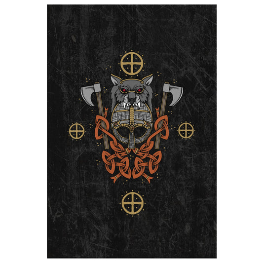 Berserker Viking Wall Art - Norse Home Decor