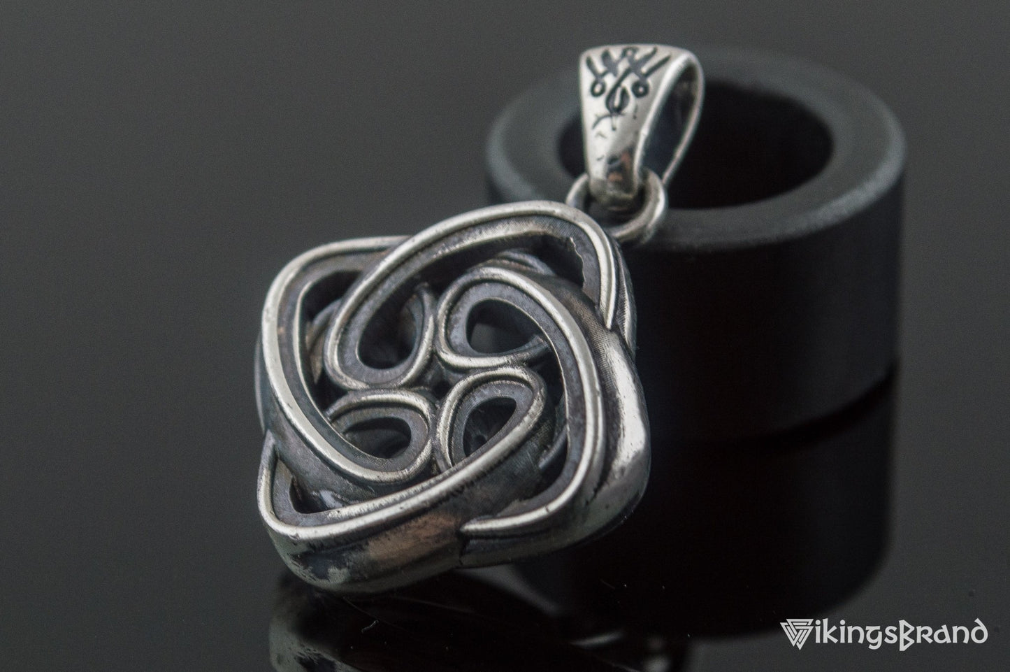 Celtic Vikings Knot Ornament Sterling Silver Pagan Pendant