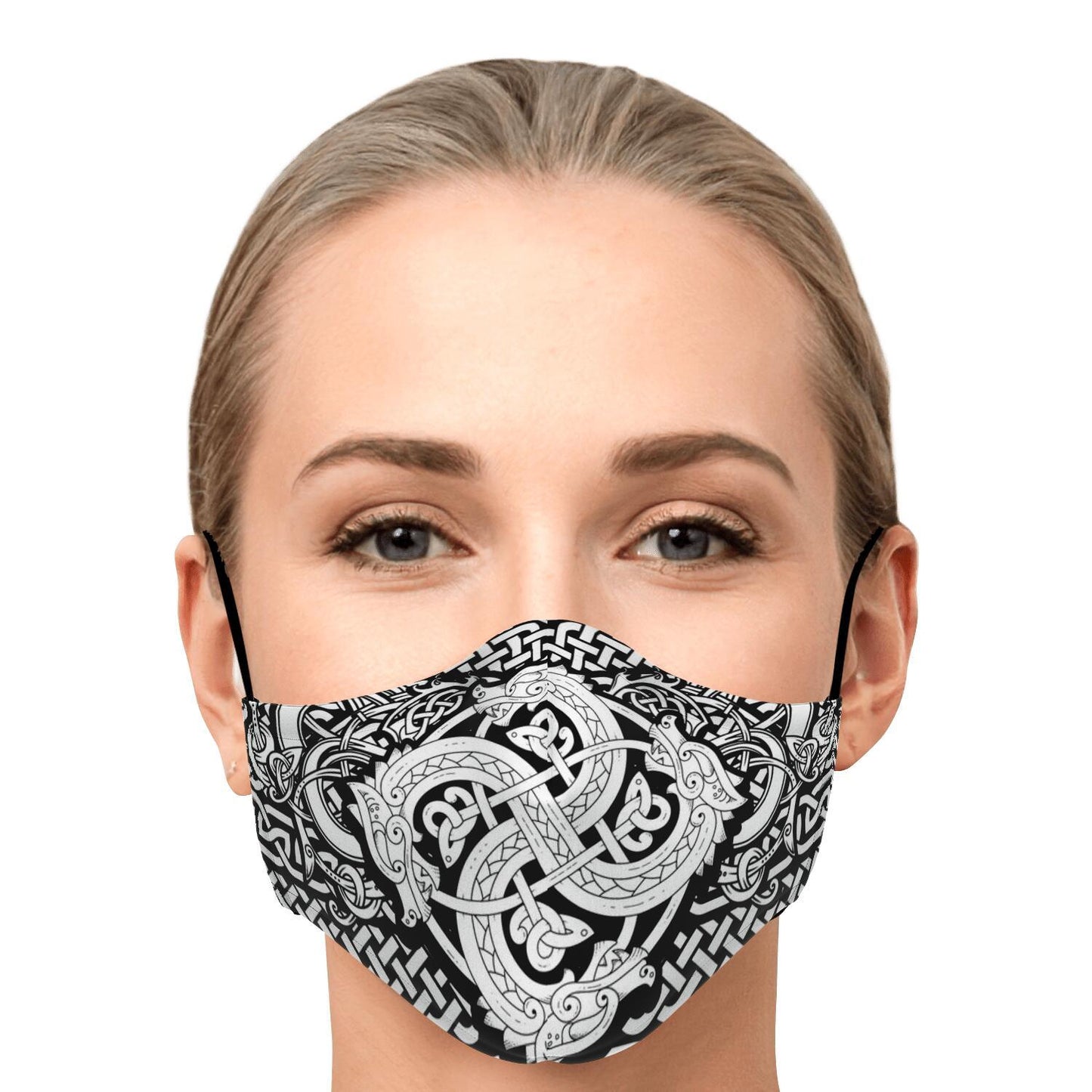 Dragon Viking Face Mask Cover