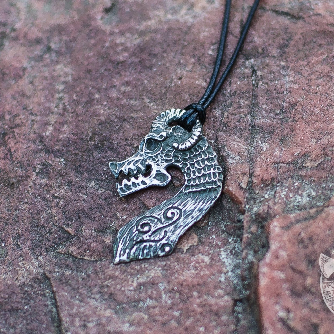 Drakkar 925 Sterling Silver Pendant - VikingsBrand