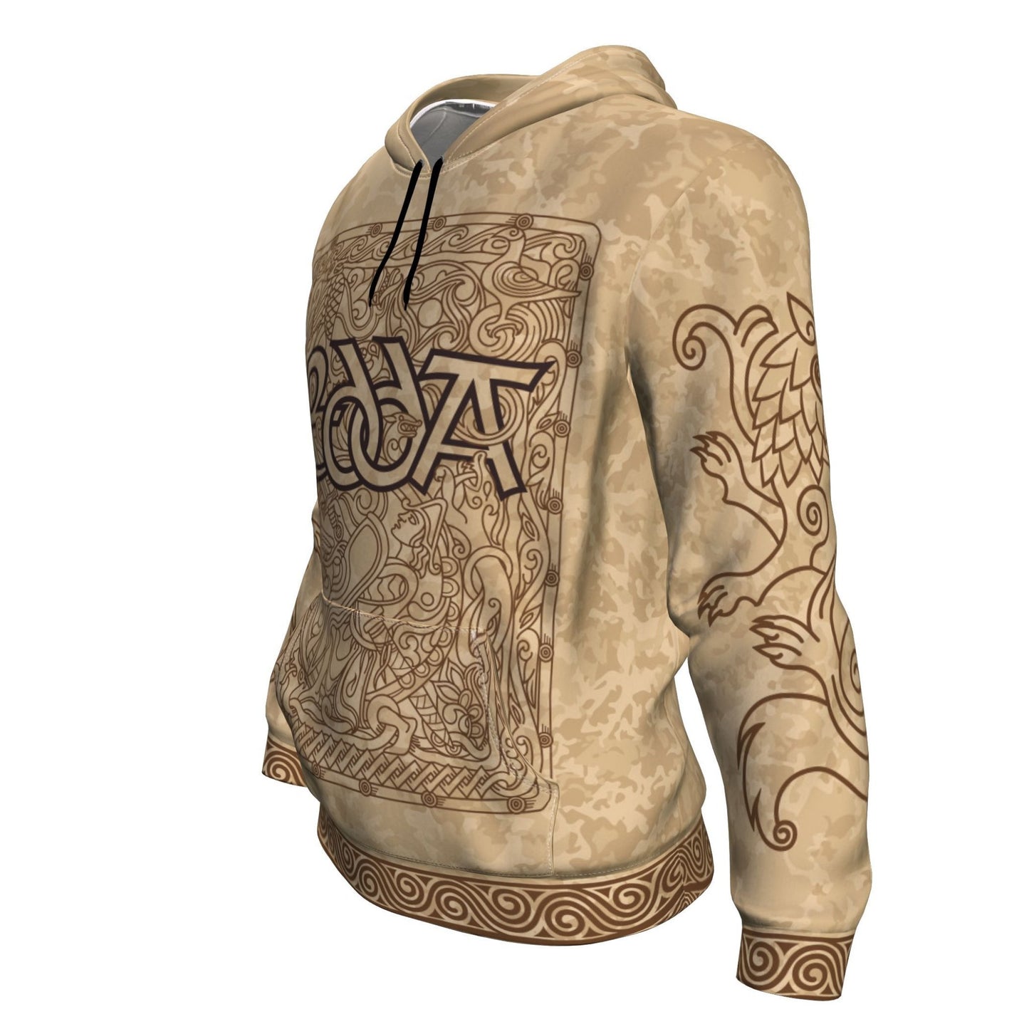 Edda with Wolves Skoll and Hati on the Sleeves - VikingsBrand