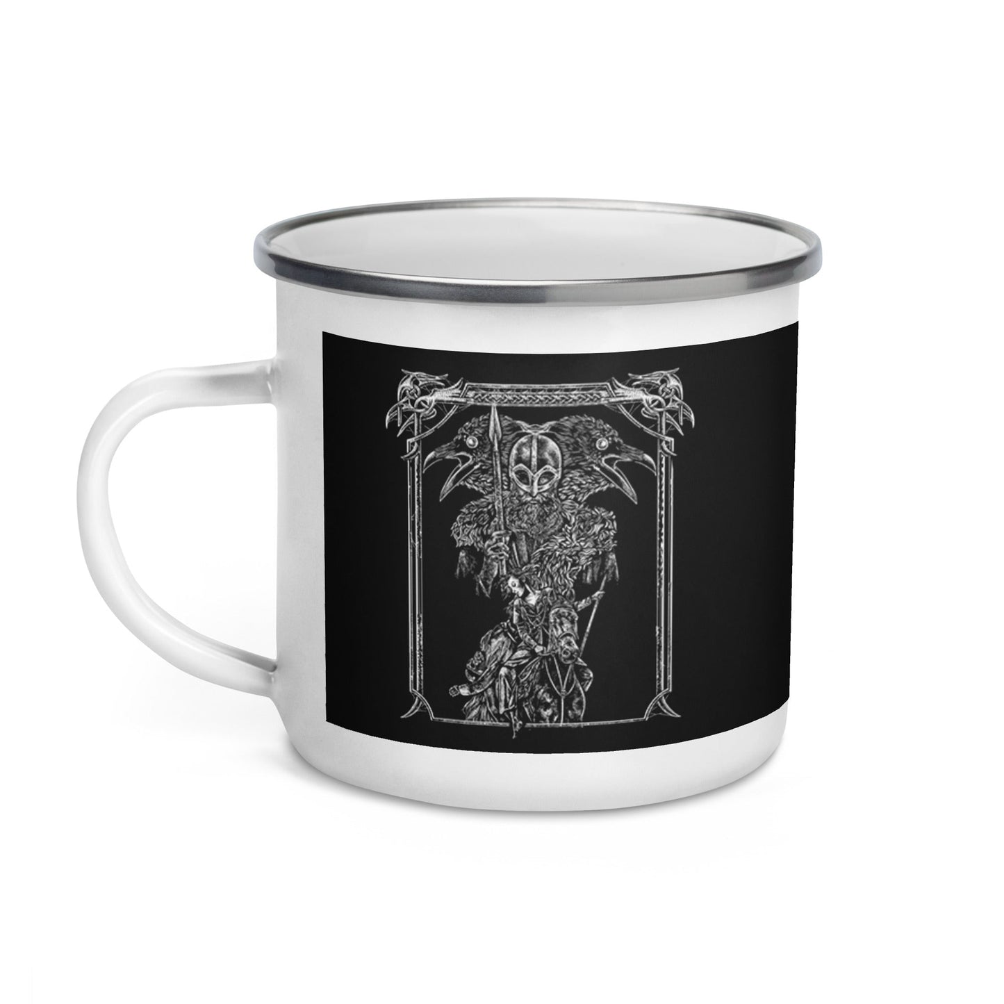 Einherjar Path Viking Enamel Mug
