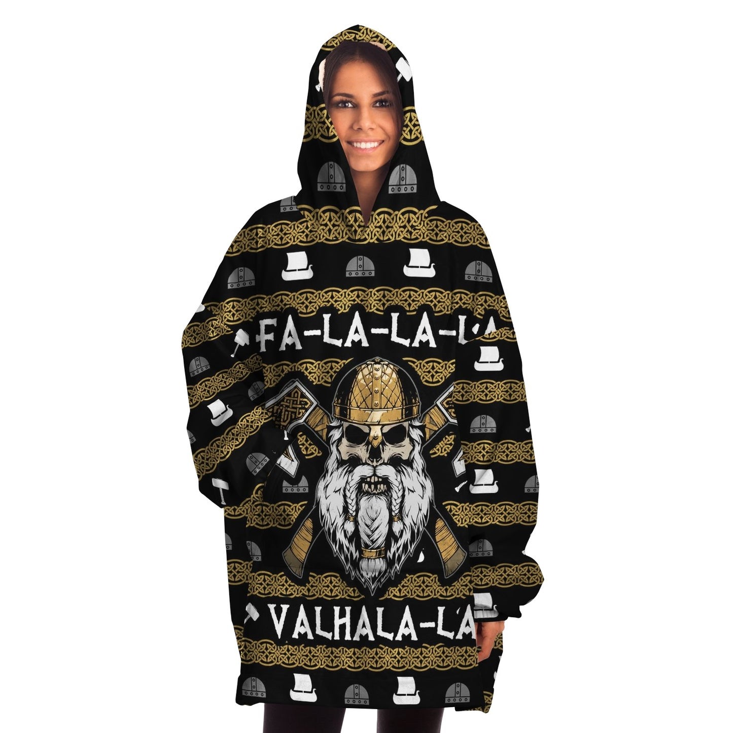 Fa-La-La-La-La Valhalla One Size Snug Hoodie - VikingsBrand