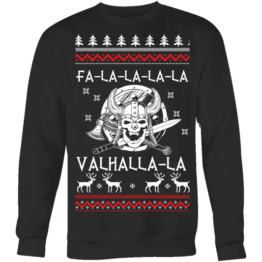 Fa - La - La Valhalla Holiday Sweater - VikingsBrand