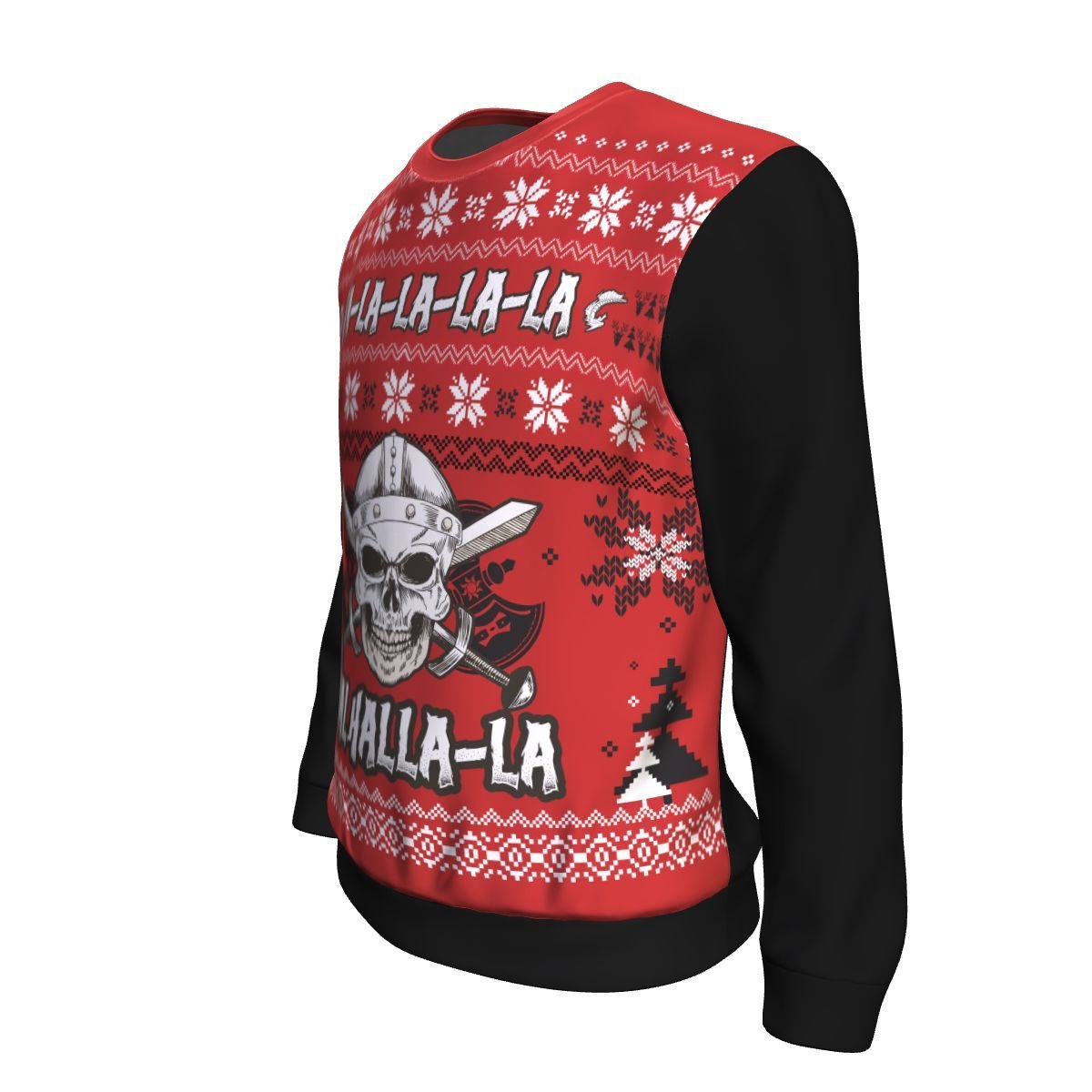 Fa La La Valhalla Ugly Christmas - Yule Sweater - VikingsBrand