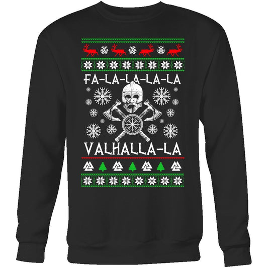 Fa - La - La Valhalla Yule - Christmas Sweater (VB01) - VikingsBrand