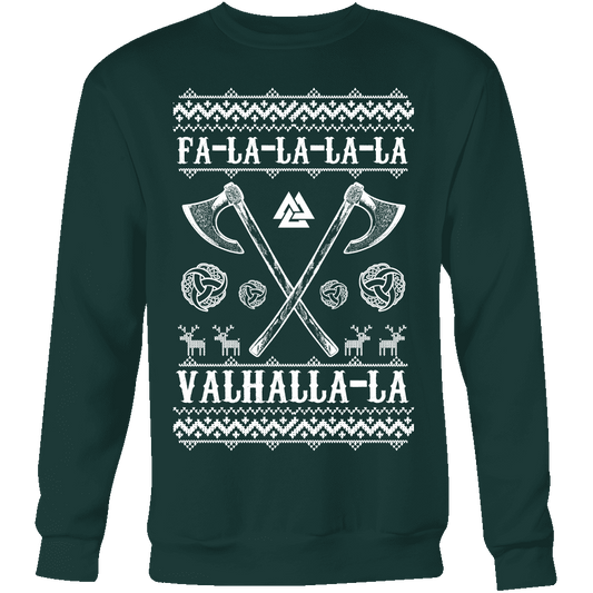 Fa - La - La Valhalla Yule - Christmas Sweater (VB02) - VikingsBrand