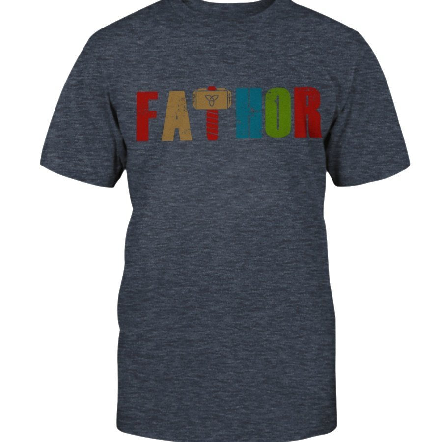 Fathor Classic Cotton T-Shirt - Multi Colored Wording
