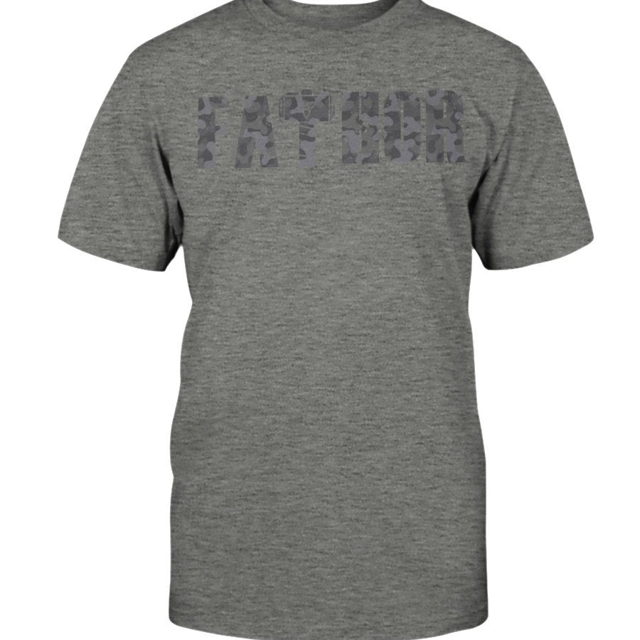 Fathor Classic Cotton T-Shirt - Camo Wording