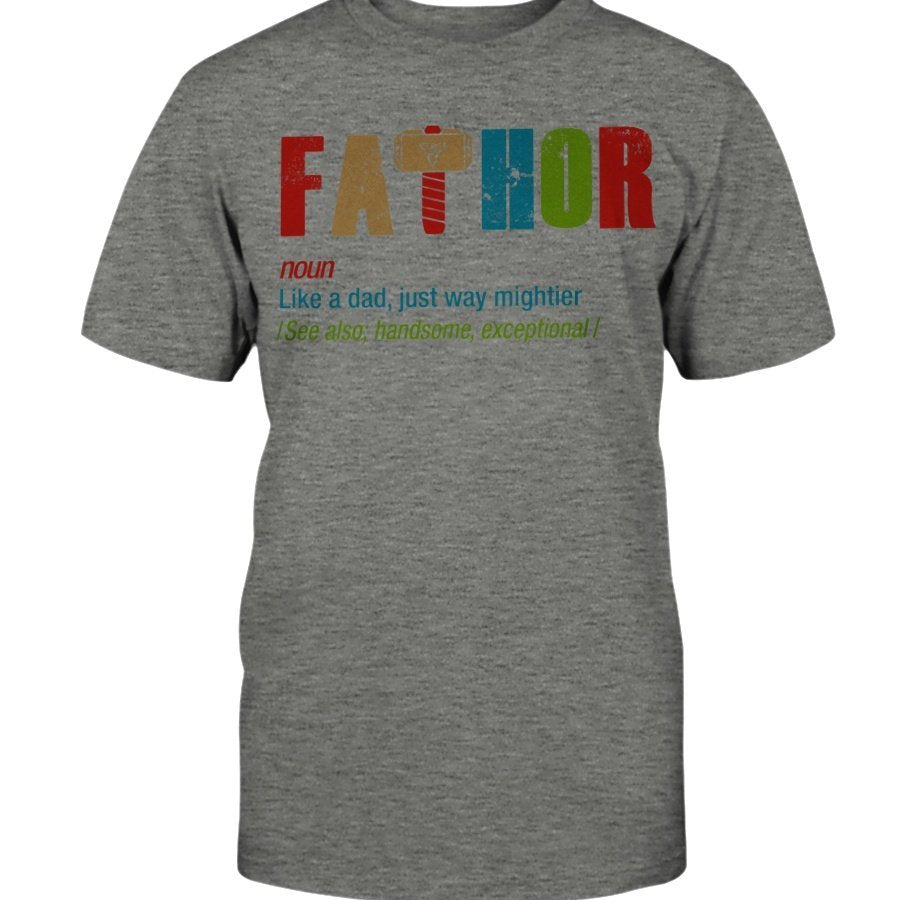 Fathor Classic Cotton T-Shirt - Colored Wording