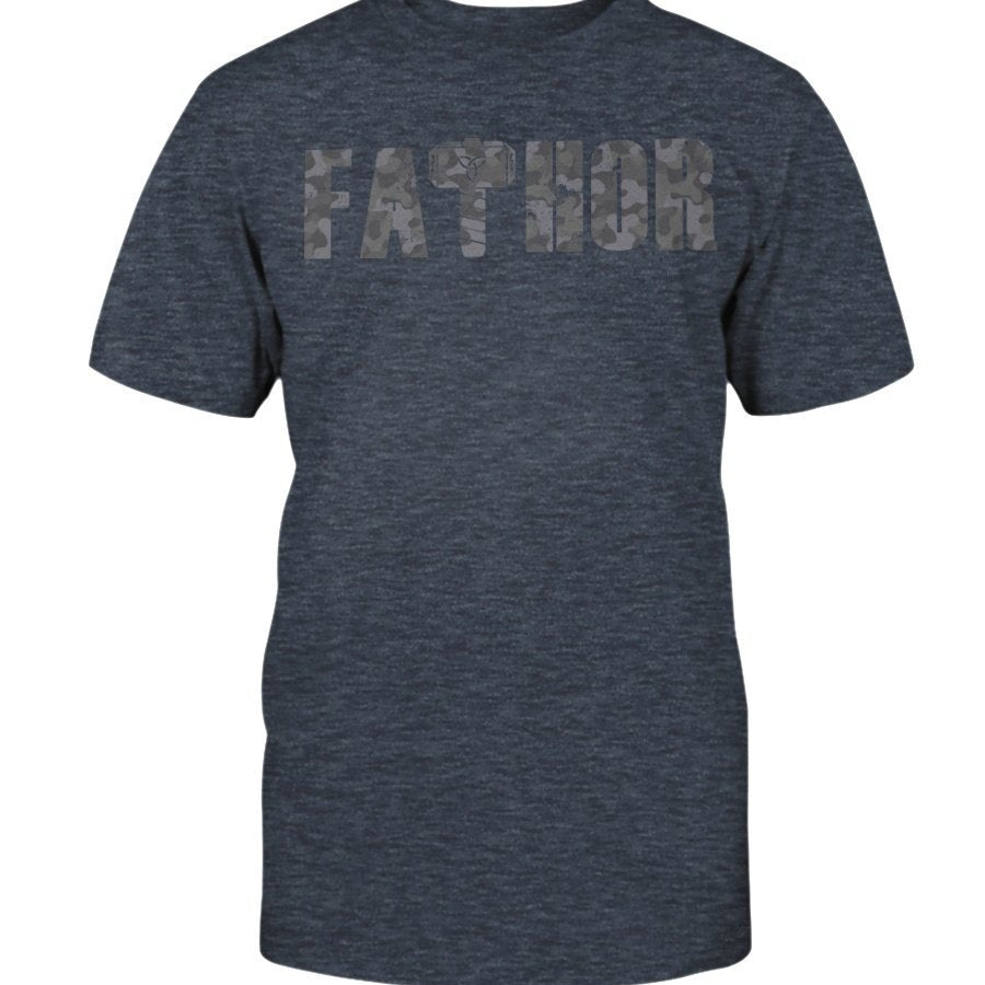 Fathor Premium Fit T-Shirt - Grey Camo Edition