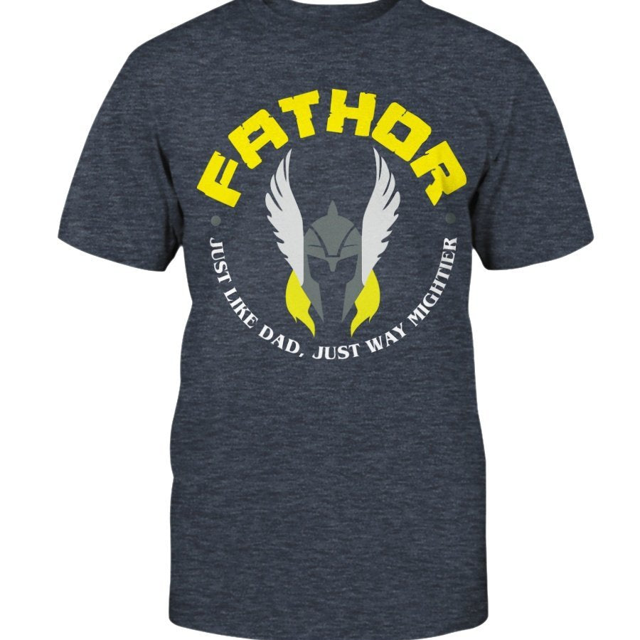 Fathor Premium Fit T-Shirt - Yellow Wording
