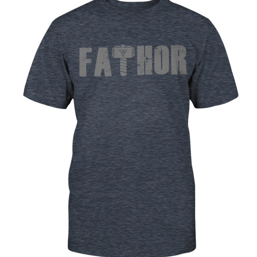 Fathor Premium Fit T-Shirt - Grey Wording