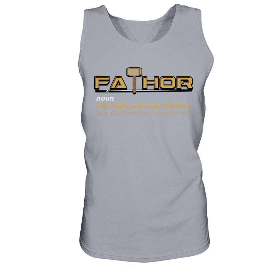 Fathor Ultra Cotton Tank - Yellow Wording