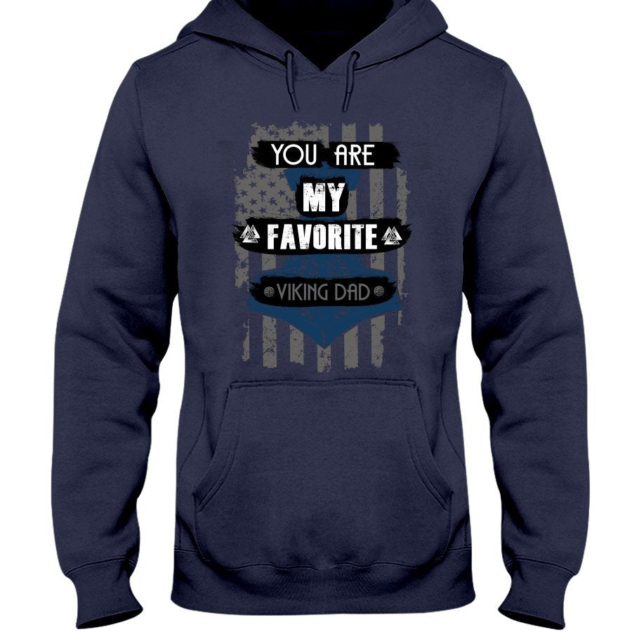 Favorite Viking Dad Hoodie - USA