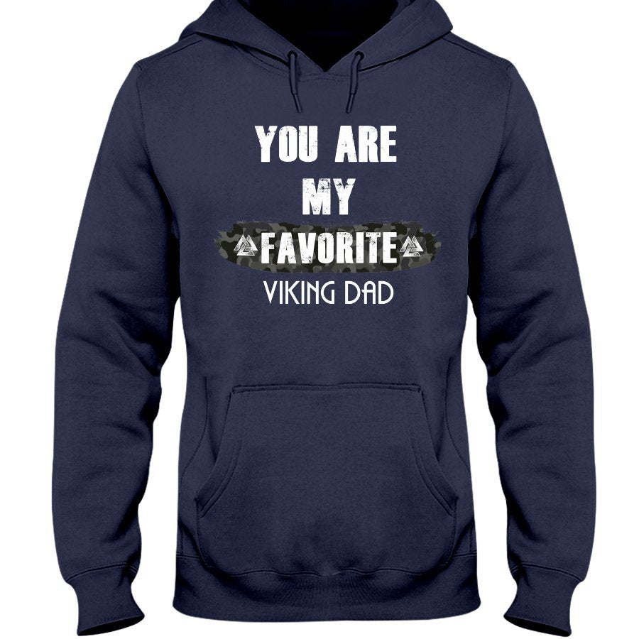 Favorite Viking Dad Hoodie - Camo