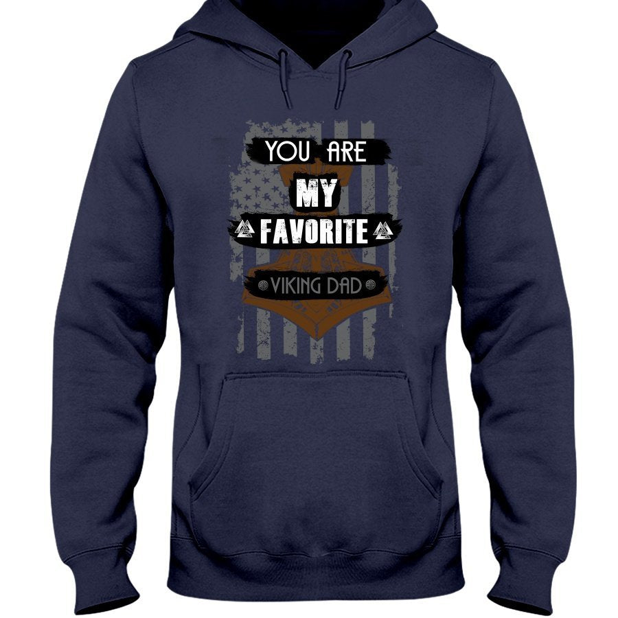 Favorite Viking Dad Hoodie - USA Dad