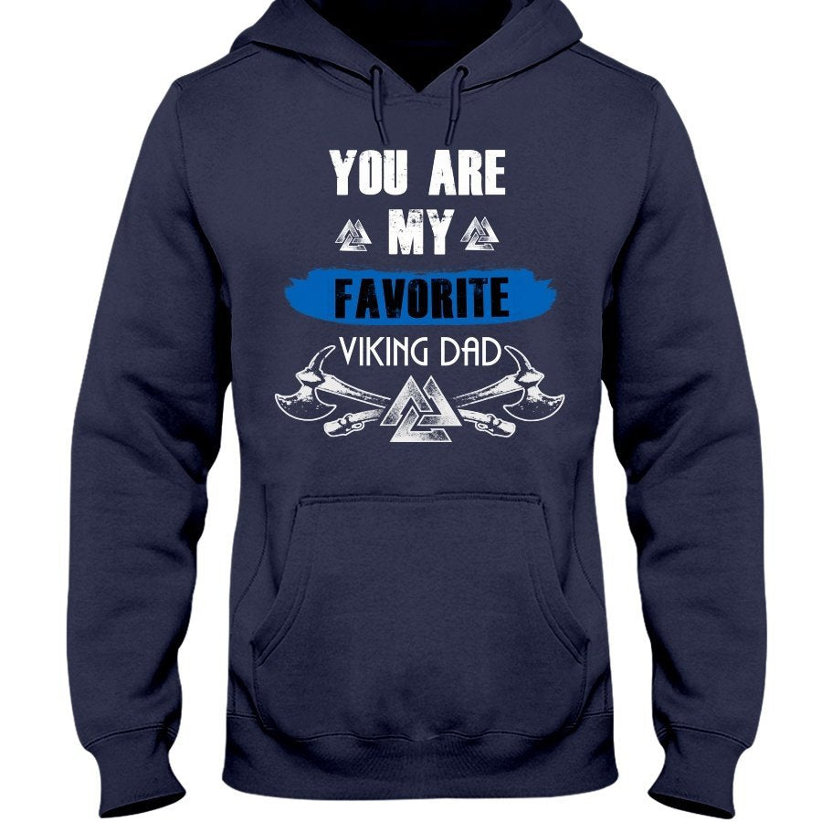 Favorite Viking Dad Hoodie - Blue Favorite