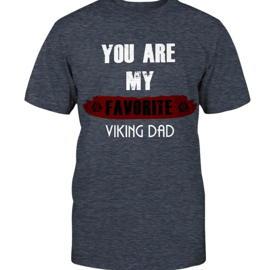 Favorite Viking Dad Premium T-Shirt - Dark Red