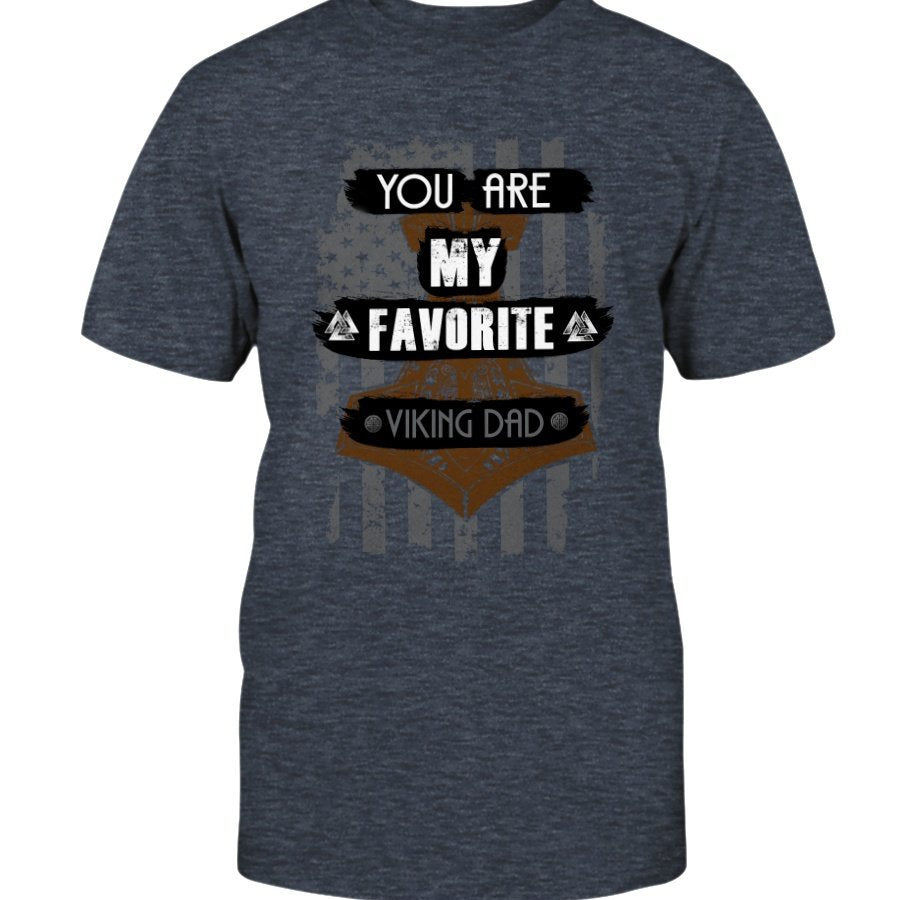 Favorite Viking Dad Premium T-Shirt - USA