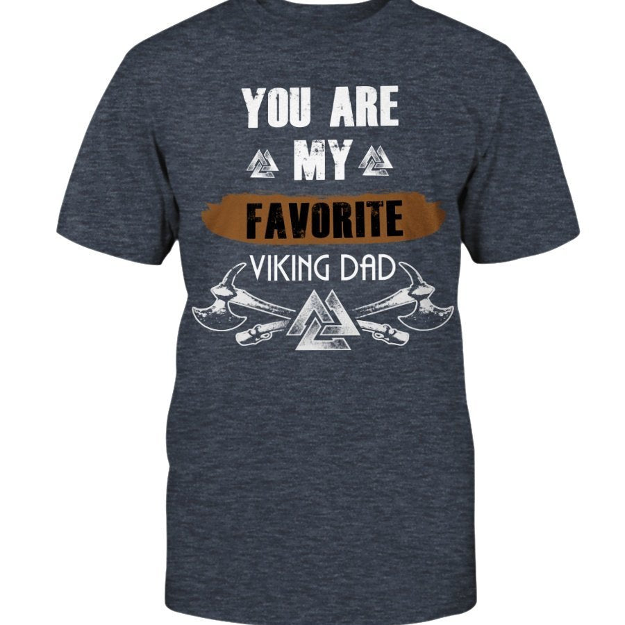 Favorite Viking Dad Premium T-Shirt - Brown Favorite