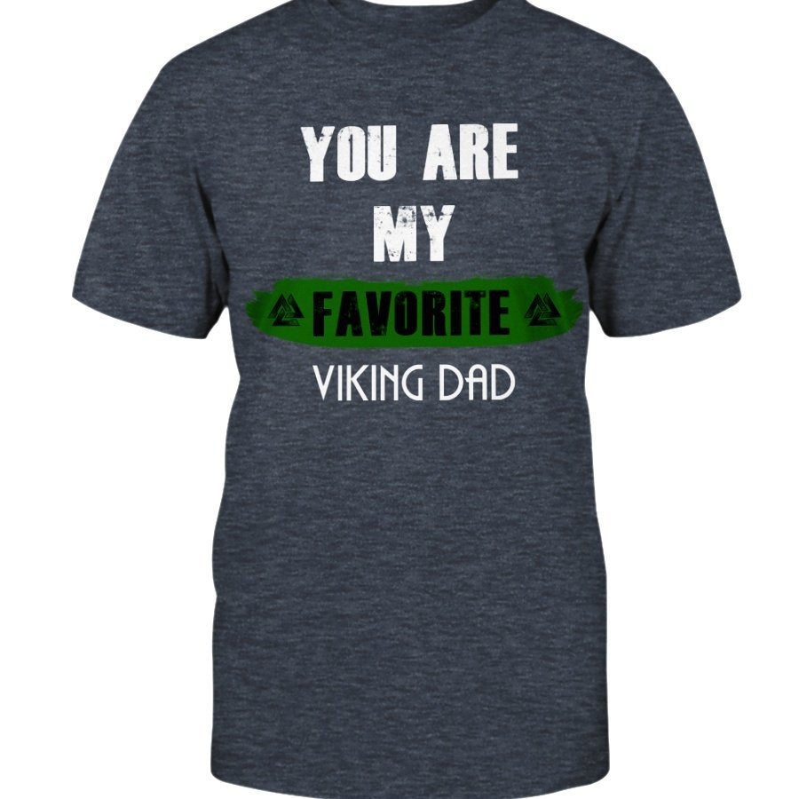 Favorite Viking Dad Premium T-Shirt - Light Green