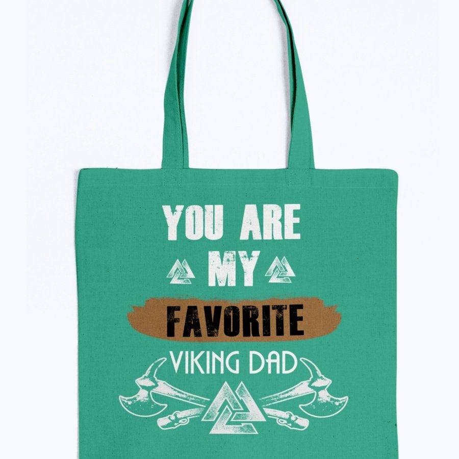 Favorite Viking Dad Tote - Brown