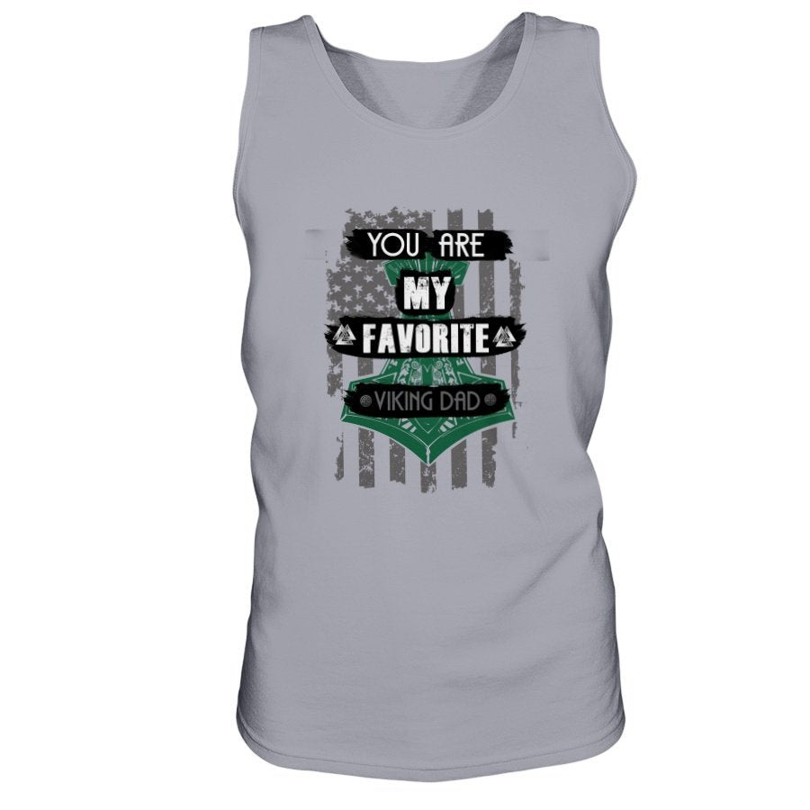 Favorite Viking Dad Ultra Cotton Tank - USA Green