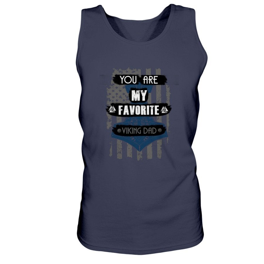 Favorite Viking Dad Ultra Cotton Tank - Light Blue