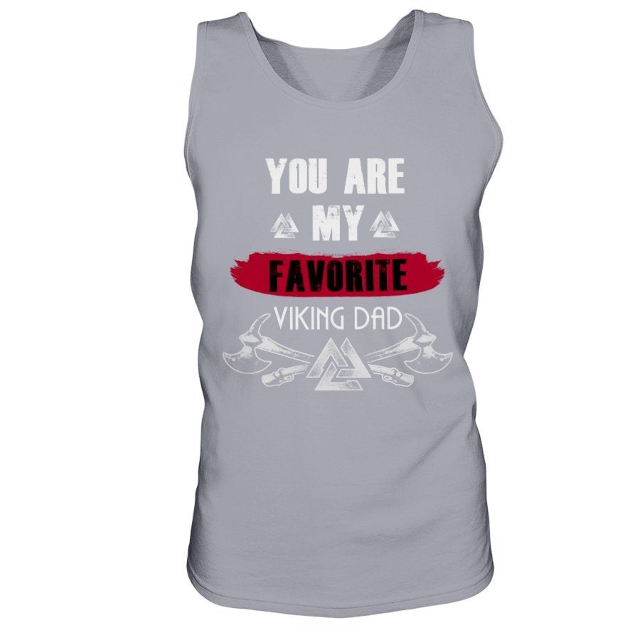 Favorite Viking Dad Ultra Cotton Tank - Red