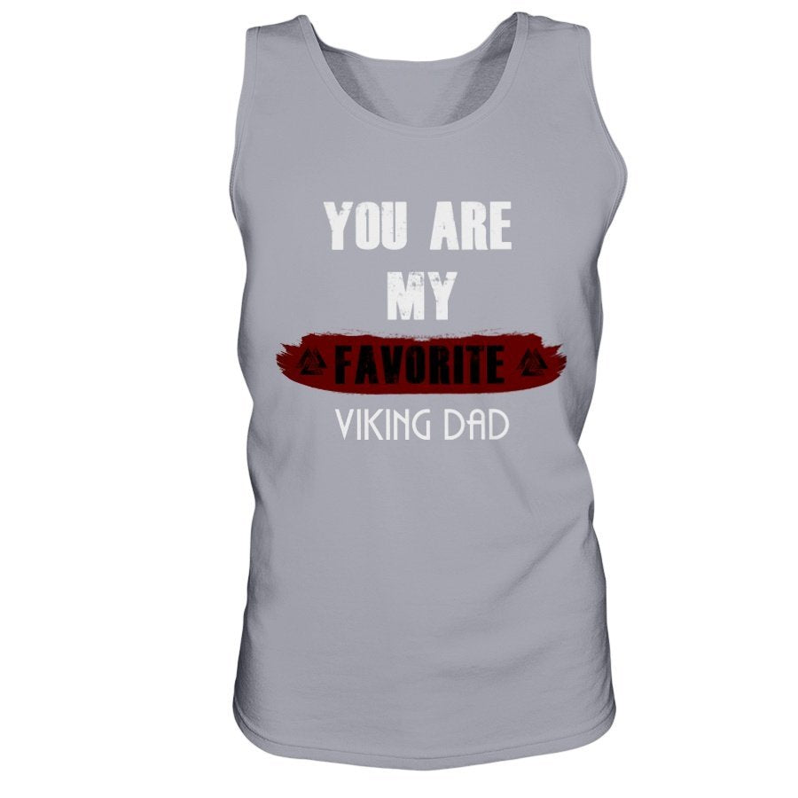 Favorite Viking Dad Ultra Cotton Tank - Dark Red