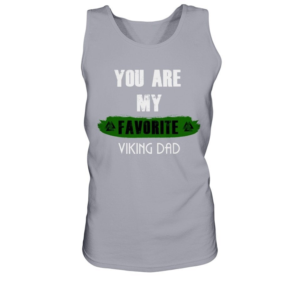 Favorite Viking Dad Ultra Cotton Tank - Light Green