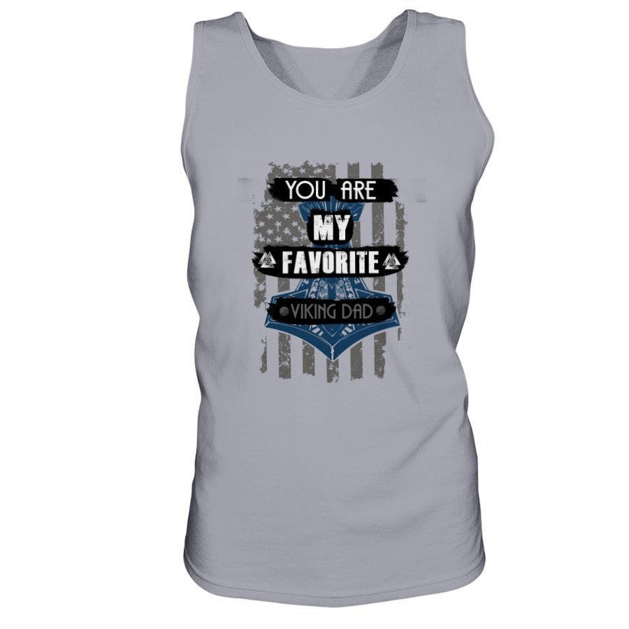 Favorite Viking Dad Ultra Cotton Tank - Light Blue