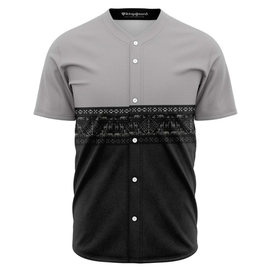 Folk Yggdrasil Viking Baseball Jersey – Button Front