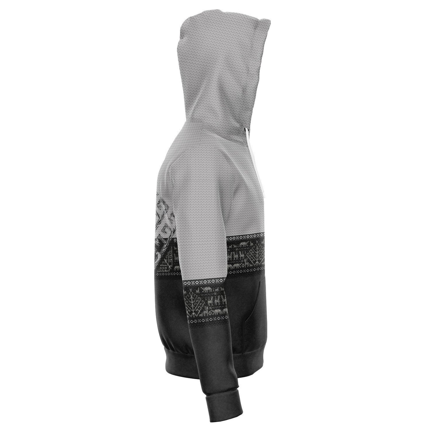 Folk Yggdrasil Premium Zip Hoodie for Vikings & Shieldmaidens