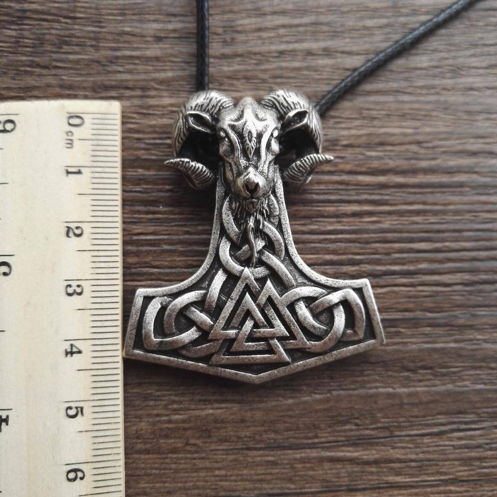 Goat Thor's Hammer Necklace - VikingsBrand