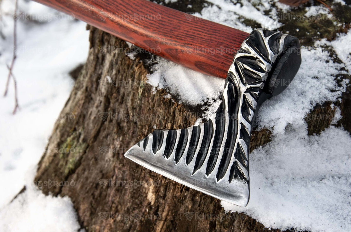 Hand-Forged Scandinavian Axe "Helga Jol"