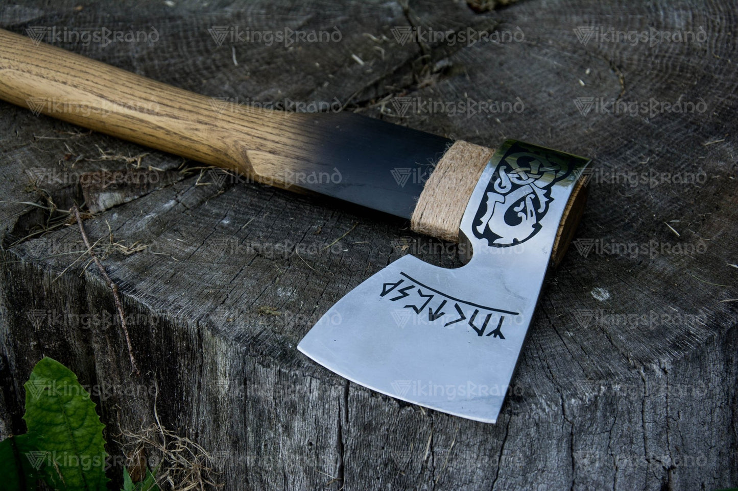 Handmade Viking Axe "Loyal Björg" With Leather Case