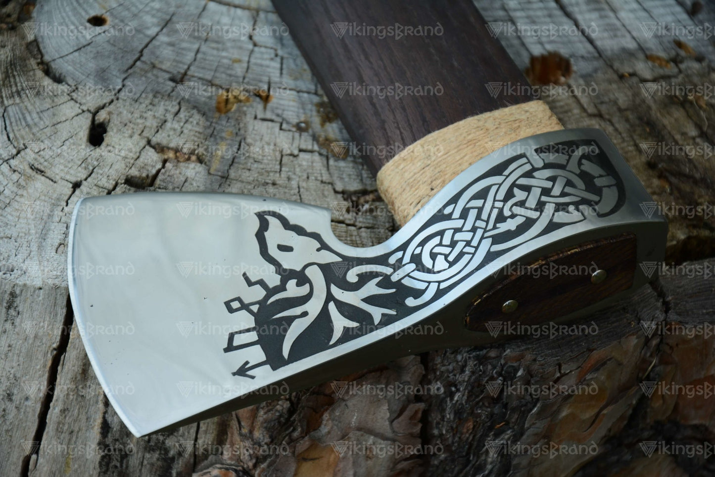 Handmade Viking Axe "Unge Alfred" with Leather Case