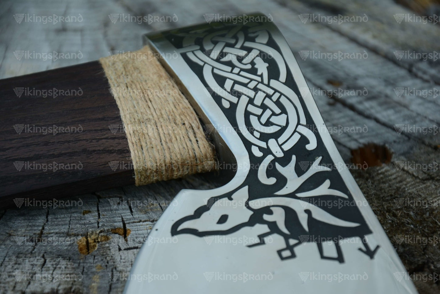 Handmade Viking Axe "Unge Alfred" with Leather Case