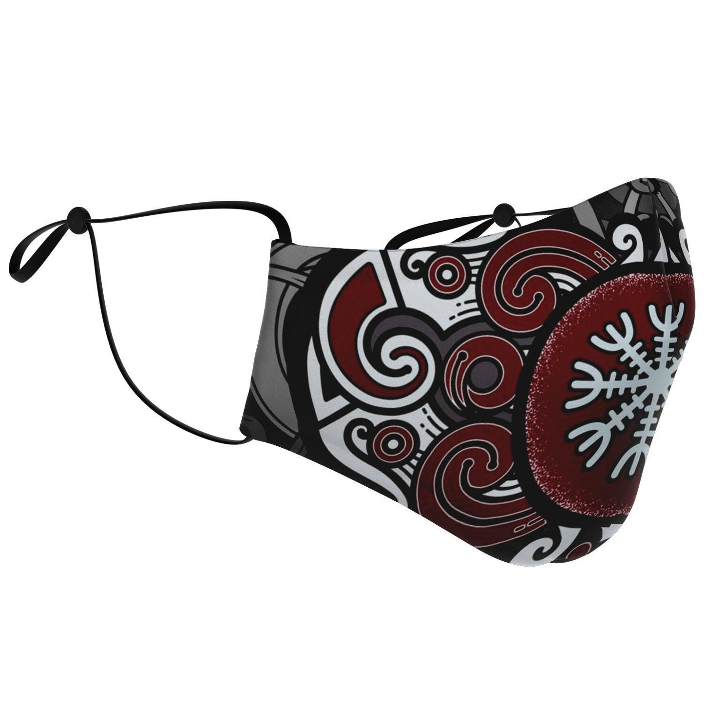 Huginn and Muninn Viking Face Mask Cover