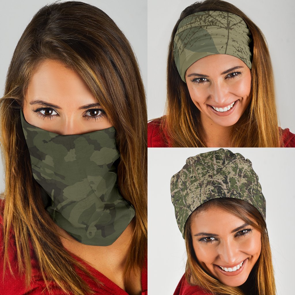 Hunting Neck Gaiter | Face Shield | Bandana - Dark