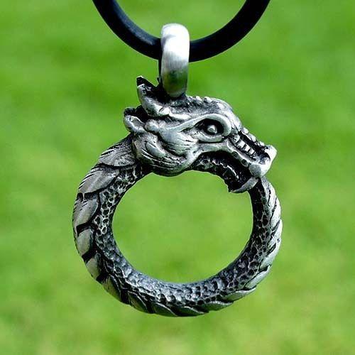 Jörmungandr - Pewter Pendant - VikingsBrand
