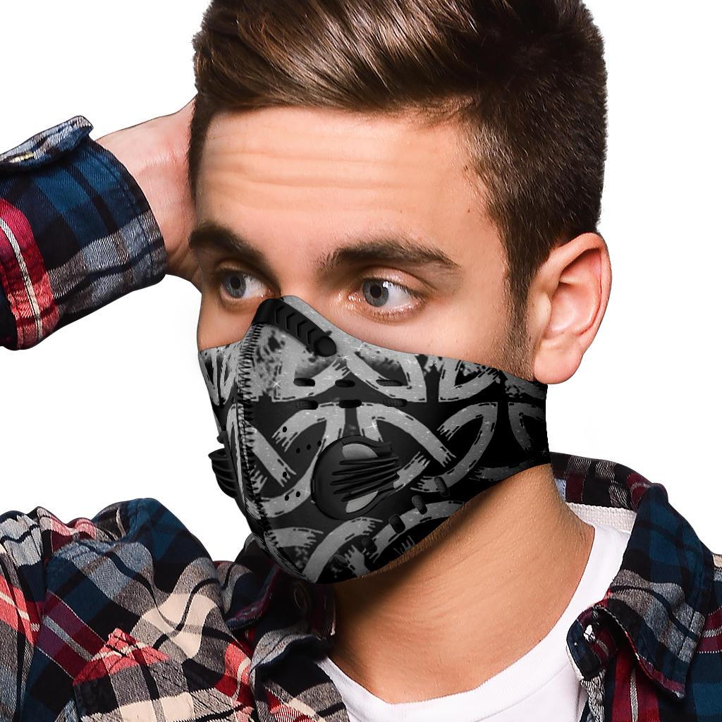Knot Premium Viking Face Mask Cover - Silver