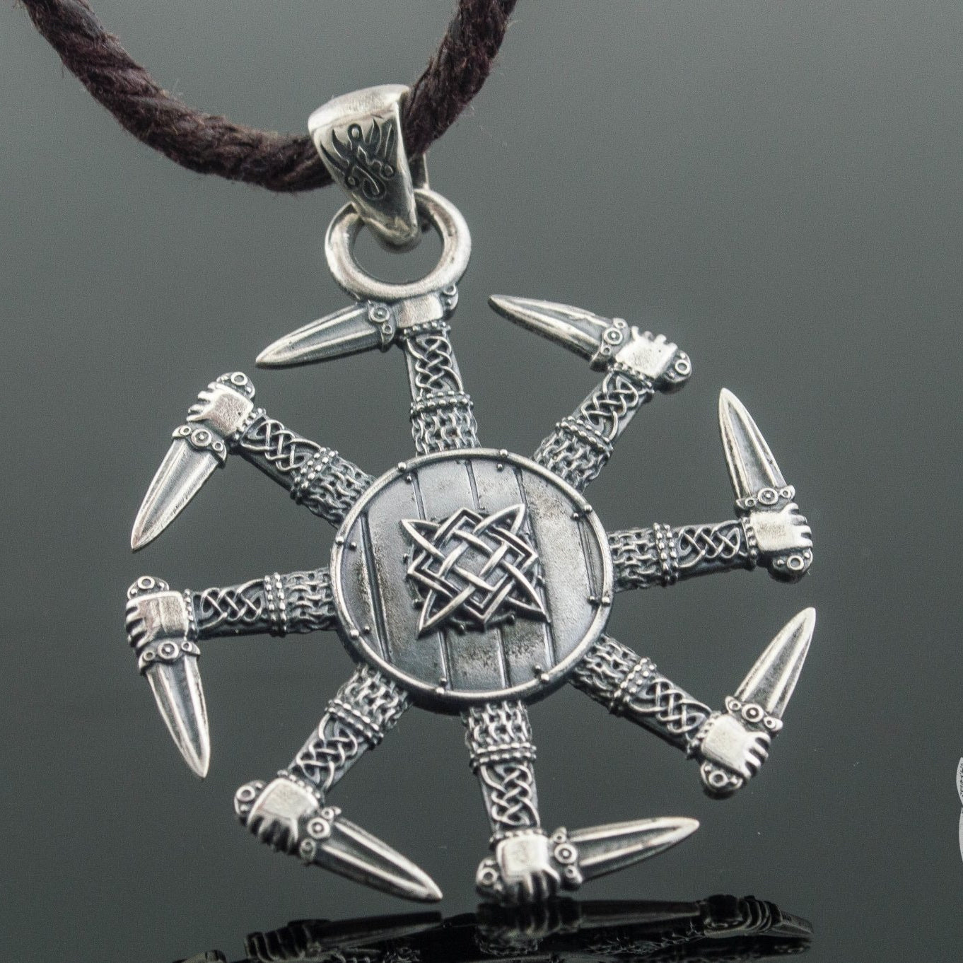 Kolovrat 925 Sterling Silver Pendant - VikingsBrand